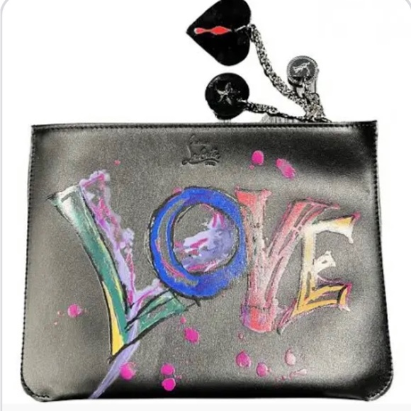 Selling this brand new, in box, authentic Christian Louboutin LOVE clutch. - Picture 1 of 1